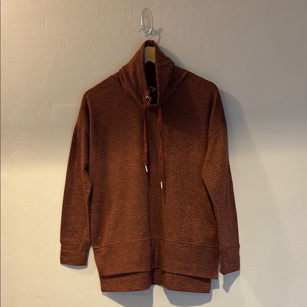 Old Navy Women's Cowl Neck Sweater in Rich Rust